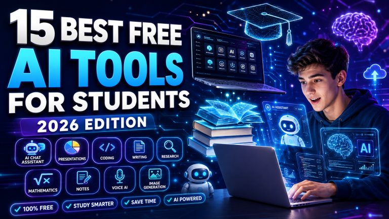 15 Best Free AI Tools Every Student Should Use in 2026 (Updated List)